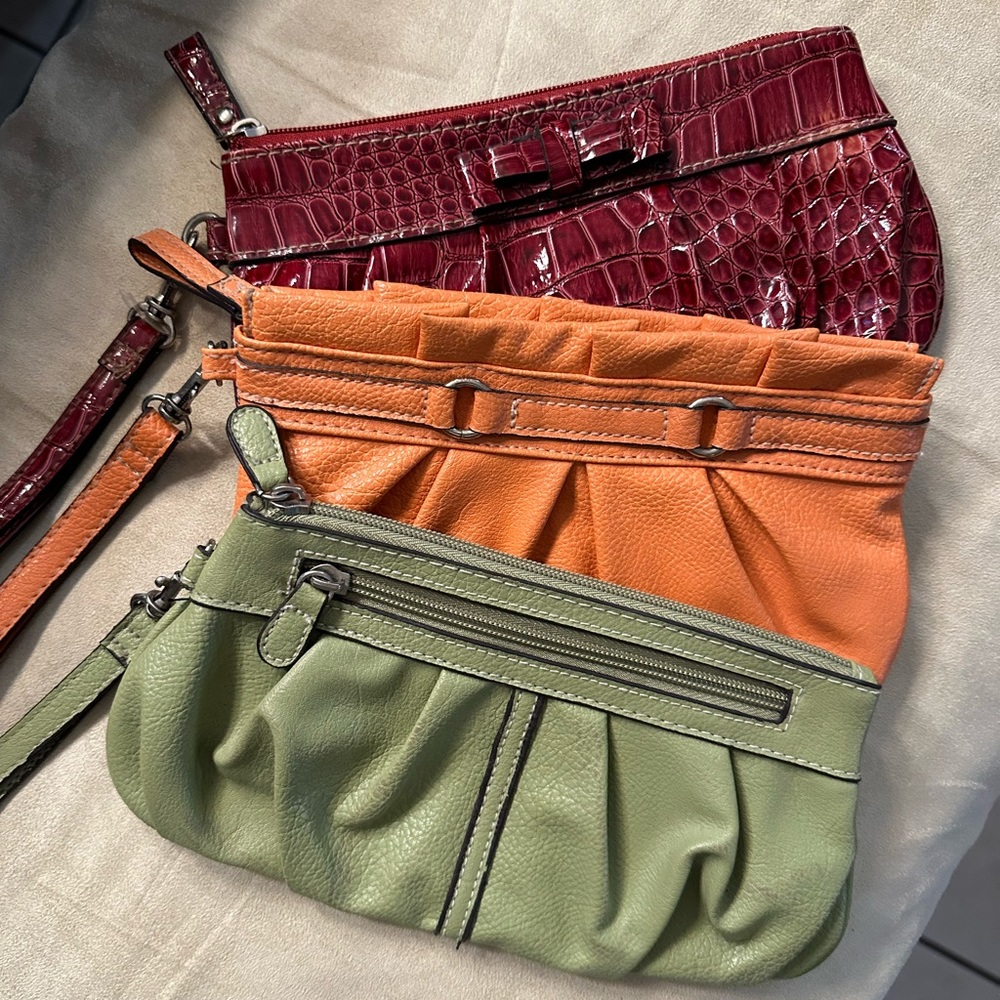 Small Hand bags Wristlets- 3 pack